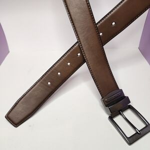 Reverse Black/Brown Faux Leather Large 38-40 45" L Columbia Belt